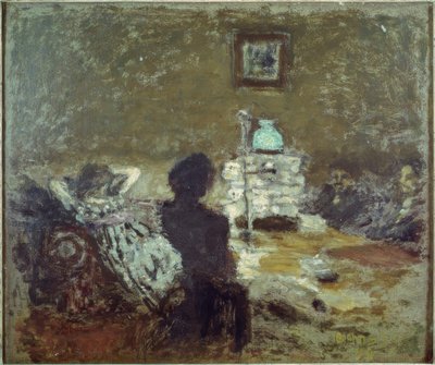 Sous la lampe, scène d’intérieur - Pierre Bonnard